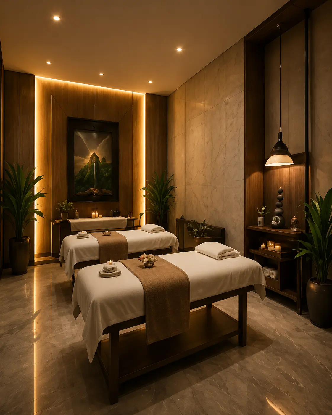 Wellness and fitness lifestyle spaces